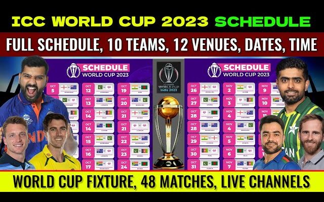 How to watch the Cricket World Cup 2023 All Matches - Ten Sports Live Tv