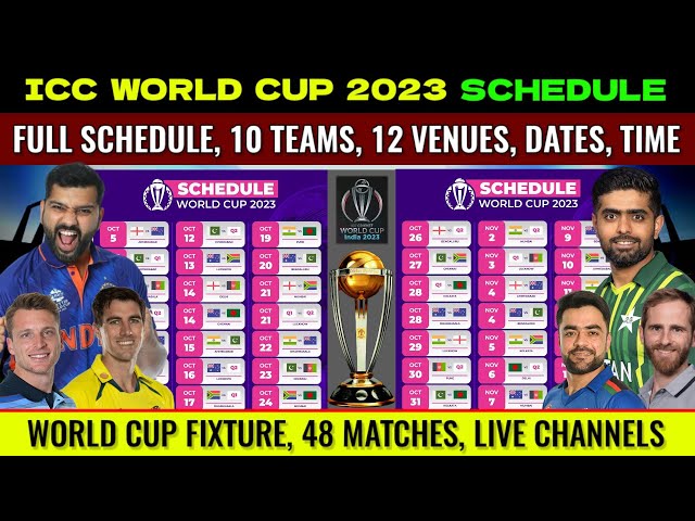 How To Watch The Cricket World Cup 2023 All Matches Ten Sports Live Tv